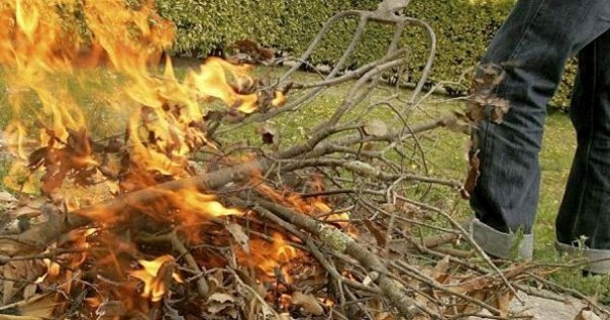 Verbrennen von Gartenabfällen Gemeinde WaldMichelbach
